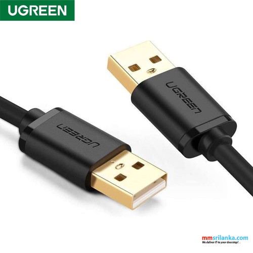 UGREEN USB 2.0 A Male to A Male Cable 1m (Black)